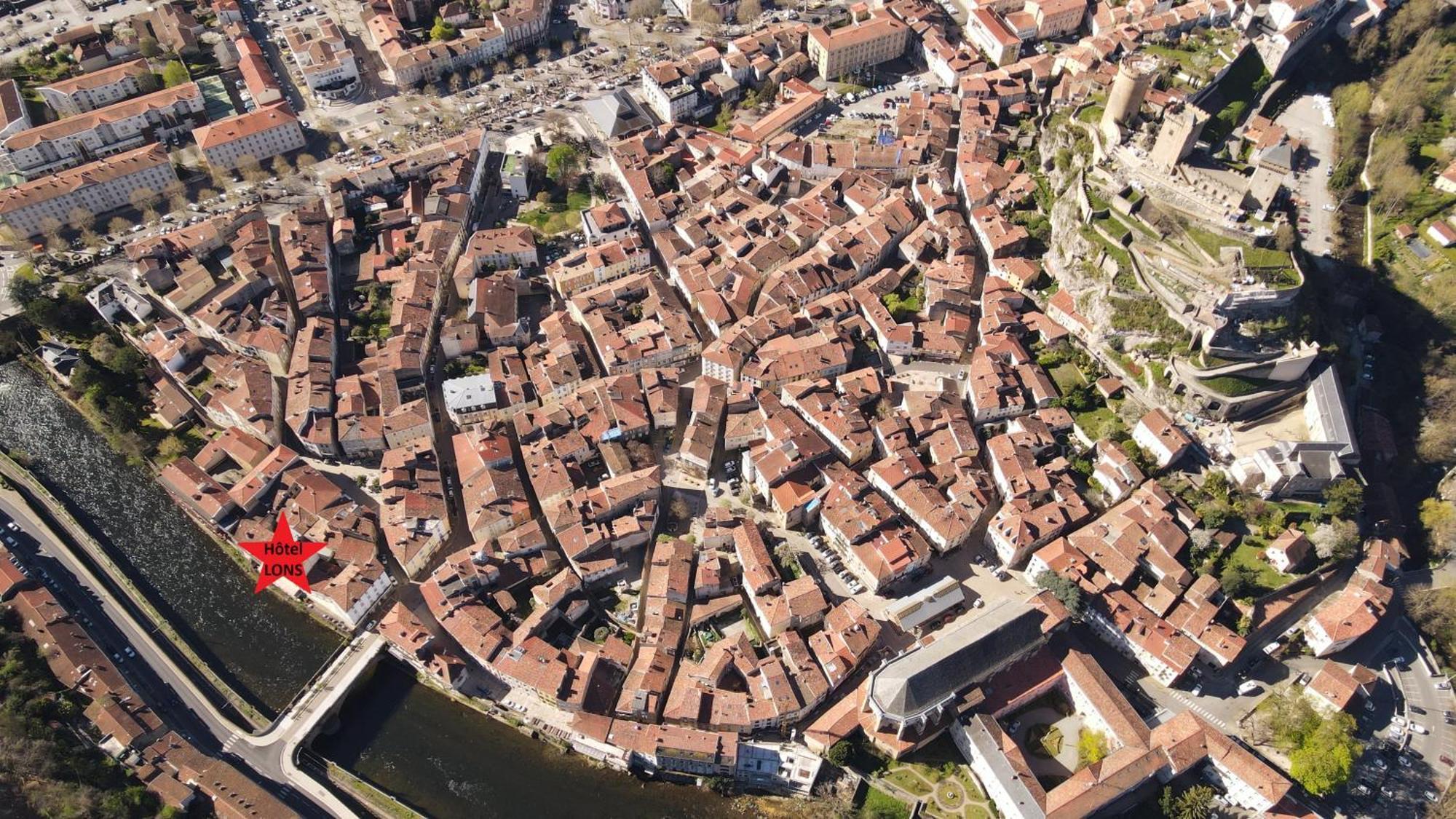 Hôtel Le Lons Foix Exterior foto